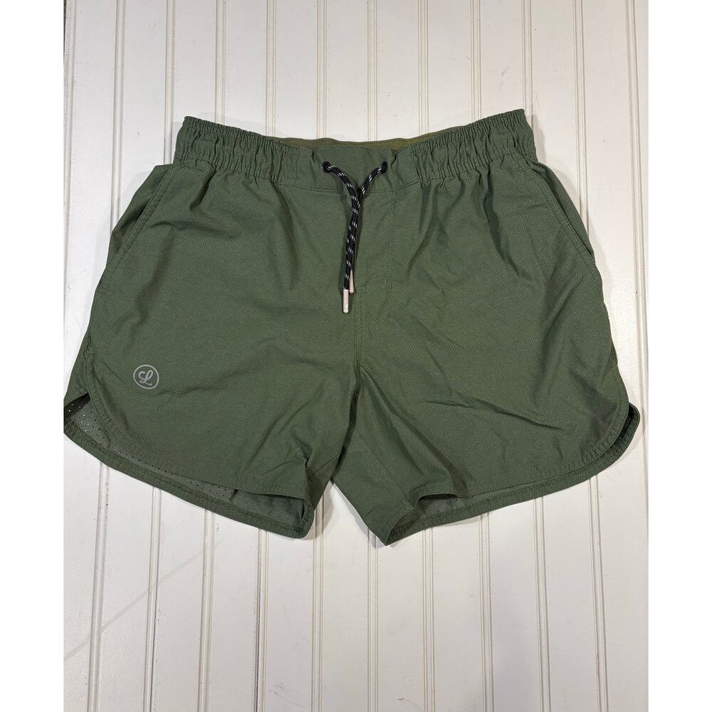 Legend Mens Athletic Shorts Small in Green